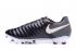 Nike Tiempo VII Legend 7 top z przygotowaniem skórzanych FG czarne białe męskie buty piłkarskie
