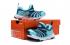 Nike Dynamo Free PS Zapatos para correr sin cordones para niños pequeños Aurora Verde Azul Fuerza 343738-310