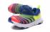 Nike Dynamo Free PS Infantile Slip On Scarpe da corsa Blu Verde Giallo AA7217-400