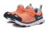 Nike Dynamo Free PS Zapatos para correr sin cordones para niños pequeños Plata Gris Naranja Negro 343738-014