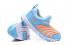 tênis infantis Nike Dynamo Free SE Y2K Soft Blue Orange 343738-429
