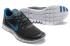 Nike Free 3.0 Run V2 黑色藍色男士跑步鞋 354574-063