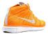 Nike Free Flyknit Chukka Total Orange Light Grey Volt Base สีขาว 639700-800