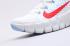 Nike Free Metcon 3 Chaussure d'entraînement 2020 Nouvelle version Blanc Rouge Feu Bleu Clair CJ6314-146