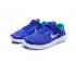 Nike Free Rn PSV Bleu Blanc Chaussures de course pour garçons d'âge préscolaire 833991-404