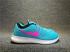 Womens Nike Free RN Gioco Blue Blk Pnk Blat Pht Running Shoes 831059-401