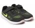 Womens Nike Free Rn Black White Green Boys Shoes 833991-002