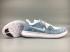 Nike Free RN Flyknit 2017 Chaussures de course Bleu Blanc 880843-403