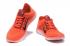Nike Free RN Flyknit 5.0 Bright Crimson Black University Red Wmoens Tênis de corrida 831069-600