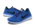 Nike Free RN Flyknit 5.0 Game Royal Blauw Zwart Wit Herenschoenen 831069-400