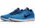Nike Free RN Flyknit Blue White Black Sneakers Running Mens Shoes 831069-006
