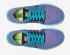 Nike Free RN Flyknit Femmes Pueple Bleu Noir Chaussures de Course 831070-401