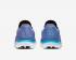 Nike Free RN Flyknit Dames Pueple Blauw Zwart Hardloopschoenen 831070-401