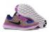 Nike Free RN Flyknit Womens Training Running Shoes Purple Multi Color 831070-500