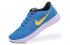 Nike Free RN Heritage Cyan Laser Orange Noir Bleu 831508-402