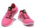 Nike Free RN Motion Flyknit Pink Sort løbesko til kvinder 831070-600