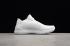 Nike Free Rn Flyknit 2018 Triple White zapatos para correr para hombre y mujer 942839 103