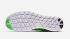 tênis Nike Free Rn Flyknit fluorescente verde branco preto 831069-300