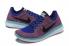 Nike Free Run Flyknit Concord Noir Gamma Bleu Chaussures Pour Hommes 831069-402