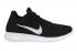 женские мужские туфли Nike Free RN Flyknit Black White Noir Blanc 831069-001