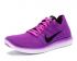 Femmes Nike Free RN Flyknit Run Violet Blanc Femmes Chaussures de Course 831070-501