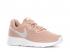 Nike Roshe Run Tanjun Particle Beige Rosa Blanco Zapatos para correr para mujer 812655-202