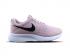 Scarpe da corsa da donna Nike Roshe Run Tanjun Plum Chalk Rosa Bianco 812655-503