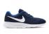 Nike Tanjun Navy Royal Blue White Mesh Chaussures de course pour hommes 812654-414