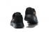 gebroken witte Nike Tanjun hardloopschoenen geheel zwart 812654