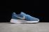 Mujer Nike Tanjun Aluminio Azul Negro Blanco Zapatos para correr para mujer 812655 406
