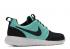 Nike Roshe Run Light Turquoise สีดำสีขาว 511881-025