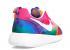 Nike Rosherun Print Tie Dye Tím Crimson White Total Court 655206-518