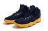 Nike Hyperdunk 2017 EP Youth Big Kid chaussures de basket-ball jaune bleu profond