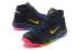 Nike Hyperdunk 2017 Hombres Zapatos De Baloncesto Negro Color Rosa Amarillo