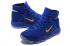 Nike Hyperdunk 2017 Mænd Basketball Sko Royal Blue Gold