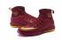 Nike Hyperdunk 2017 Hombres Zapatos De Baloncesto Vino Rojo Oro