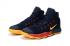 Zapatos de baloncesto Nike Hyperdunk Youth Big Kid azul oscuro amarillo naranja