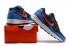 Nike Air Span II 2 Chaussures de course Homme Jeans Bleu Rouge
