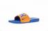 NBA x Nike Benassi SolarSoft Slide 2 Naranja Rush Azul Plata 917551-800