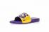 NBA x Nike Benassi SolarSoft Slide 2 Sandalen Amarillo Field Purple 917551-700