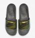 Nike Benassi JDI SE 黑色電綠色亮深紅黑 AJ6745-003