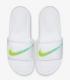 Nike Benassi JDI SE Wit Volt Hyper Jade AJ6745-101