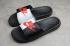 Nike Benassi Slide JDI LTD Preto Branco Vermelho Unissex Sapatos Casuais 343881-006