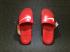 Zapatos para hombre Nike Benassi Swoosh GD Rojo brillante blanco 312618-066