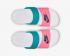 Femmes Nike Benassi Duo Ultra Slide Blanc Bleu Rose Femmes Chaussures 819717-105