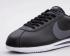 2020 Nike Classic Cortez Leather Negro Gris Zapatos para correr 749571-001
