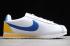 Nike Classic Cortez Leather White Game 2020 Royal Yellow 905614 105