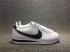 Nike CLASSIC CORTEZ Scarpe casual in pelle Bianco Nero 808471-101