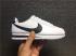Nike CLASSIC CORTEZ Leather Casual Shoes Blanc Noir 808471-101