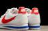 Nike CLASSIC CORTEZ Leather Casual Shoes Blanc rouge 808471-103